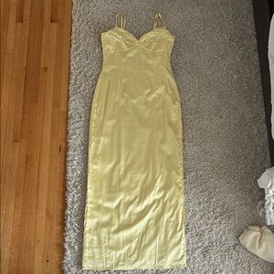 Beginning Boutique Yellow Prom Dress